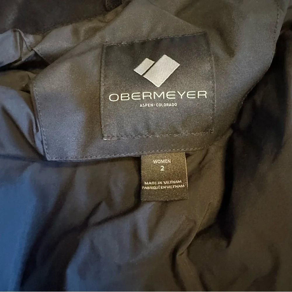 OBERMEYER Womens Black Jacket Size 2 - Picture 11 of 15